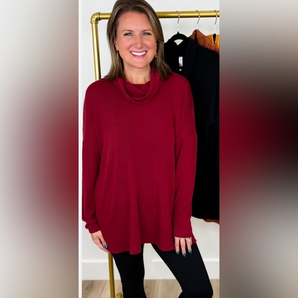 Dear Scarlett Tops - Dear Scarlett Not Much Time Knit Long Sleeve Top NWT XL